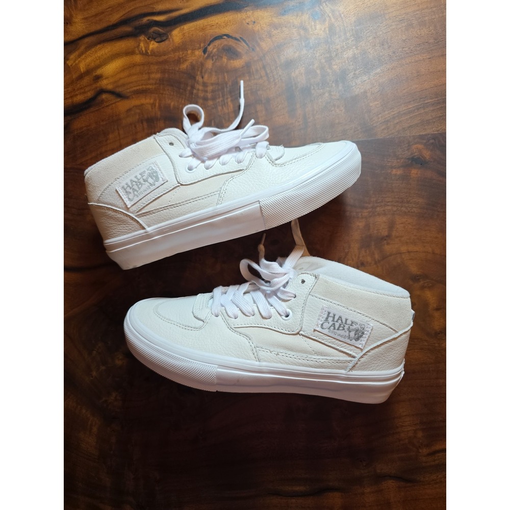Vans Skate Half Cab Marshmallow White Skater UNISEX STREETWEAR Y2K